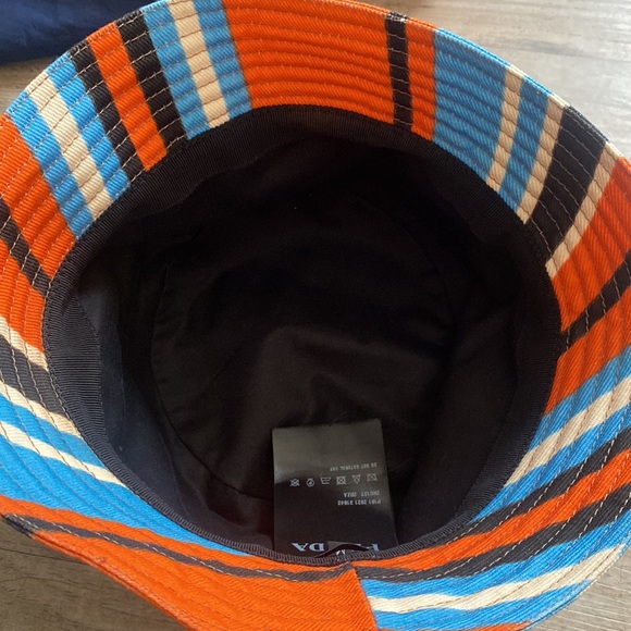 Prada Mens Printed Drill Hat - Picture 3 of 4